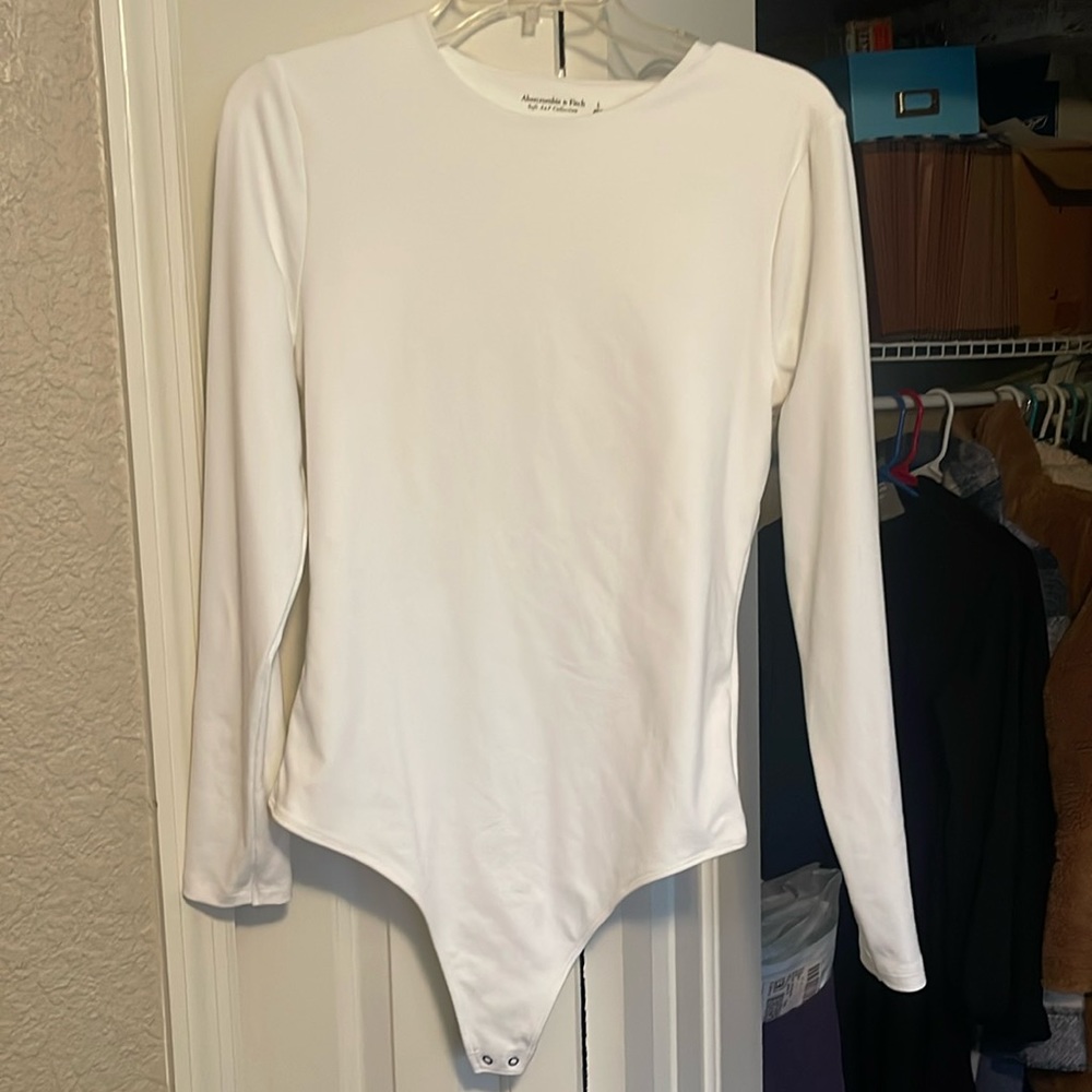 White bodysuit from Abercrombie
